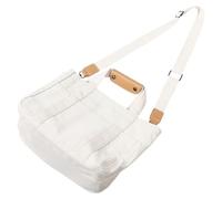 UPKOCH Multifunctional Canvas Tote Bag for Moms Large Beige Shoulder Handbag Small Utility Shopping Bag with Versatile Carrying Options Easy to Clean Stylish and Practical for Everyday