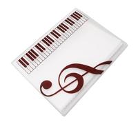 UPKOCH Music Folder with Transparent Frosted Pages Multi Function Document Organizer File Binder for Marching Band School Office Lightweight and Durable Material