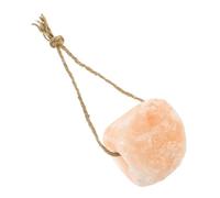 UPKOCH Natural Hanging Salt Block with Rope for Livestock Pink Mineral Lick Brick for Horses Cattle Deer Sheep Nutritional Farm Animal