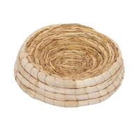 UPKOCH Natural Woven Nest for Birds and Small Pets Straw Incubation House Rustic Style Hatching Nest for Pigeons Hamsters Rabbits Safe Shelter From Weather and Predators Random Color