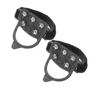 UPKOCH Non Slip Ice Shoe Grips for Mountaineering Lightweight Crampons with Robust Construction Easy to Apply for Hiking and Winter Activities Travel Friendly Design