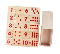 UPKOCH Number Matching Jigsaw Puzzle Brain Develops Educational Toys Early Educational Puzzle Toy Parent-child Interactive Toy Intellectual Development Toys for Boys and Girls