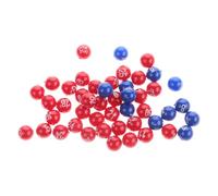 UPKOCH Numbered Raffle Balls 47 Plastic Lotto Balls for Bingo Tombola Lottery Games Home Office Party Use