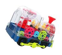 UPKOCH Omnidirectional Train Model for Toddlers Creative Simulation Train Toy Early Educational Fun for Kids Battery Operated Imitation