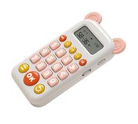 UPKOCH Oral Arithmetic Training Educational Calculator Learning Game for Ages Pink Math Practice Tool to Develop Cognitive Skills and Parent Interaction