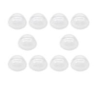 UPKOCH Ornament Domes for Christmas Village Decorations, Pvc Material 20pcs Plastic Fillable Hemisphere Covers with Versatile Applications for Indoor and Garden Landscapes