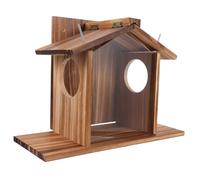 UPKOCH Outdoor Squirrel Feeder Design Durable Hamster Feeding Box for Garden Use Attract Squirrels and Birds Weather Resistant Structure for Backyard Feeding
