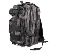 UPKOCH Outdoor Tactical Backpack for Camping and Running, Black Oxford Cloth Material with Adjustable Shoulder Straps, Multi-pocket Storage, Well Organised Design for Practical Use