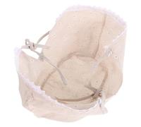 UPKOCH Oval Rattan Basket Fabric Liner Replacement with Daisy Pattern Soft Cloth Insert for Wicker Bread and Picnic Baskets Fit Easy-clean Hygienic Storage Accessory