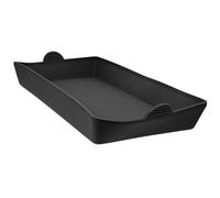 UPKOCH Oven Tray Black Silicone Baking Sheet Oven Pan Dividers Sturdy Heat Proof Handles Nonstick Tray Cooking Reusable Bakeware Set for Meal Prep Oven Pan Cake Tray