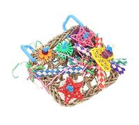 UPKOCH Parrot Bite Chewing Safe Seagrass Material Lightweight Bird Cage Supplies for All Parrots and Budgies Promotes Healthy Teeth and Fun Play