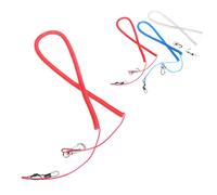 UPKOCH Parrot Training Rope Bird Leash Bite Elastic Flying Harness for Outdoor Activities Chew Resistant Plastic and Steel Wire Strap Easy to Wear for Safe Parrot Flight Random Color