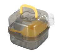 UPKOCH Pet Cage Suitcase Double-layer Small Animal Transport Box Portable Carrier for Hamsters Ferrets Rats Guinea Pigs Travel