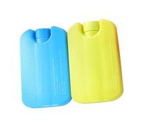 UPKOCH Pet Cooling Ice Boxes for Hamsters 2pcs 150ml, Colorful Plastic Ice Packs Random Mix, Summer Cooling Pet Supplies for Small Animals