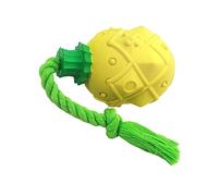 UPKOCH Pineapple Shaped Dog Chew Food Dispensing Ball Interactive Pet Training Plaything for Mental Stimulation and Boredom Relief