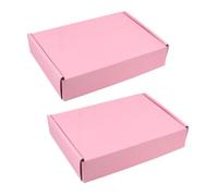 UPKOCH Pink Corrugated Board Small Packaging Boxes with Crush Resistance and Deformation Resistance for Moving Items and Storage Sturdy Present Case for Kitchen Supplies and Lampshades