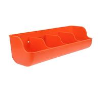 UPKOCH Plastic Pig Feeding Trough Compartment Feeder for Piglets with Rounded Edges Wear Resistant Premium Plastic Pig Manger for Farm and Nursery Use