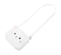 UPKOCH Plush Cat Crossbody Bag for Soft Cozy Shoulder Purse Lightweight Cute Cat Design Portable Messenger Bag for Little Travel Everyday Use