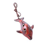 UPKOCH Portable Ceramic Ocarina Flute with 6 Holes, Fish-shaped Musical Instrument for Music Learners, Featuring Gentle Pleasant Sound, for Music-learning and Christmas Random Color