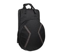 UPKOCH Portable Drumstick Holder Bag Oxford Cloth Storage Case for Dumb Drums Sticks Round Bag Main Compartment and Straps