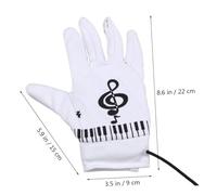 UPKOCH Portable Electric Piano Gloves with Speaker Instrument Sounds Rhythms Demo Songs Fingertip Music Gloves for Concerts and Daily Play with Clip for Easy Use