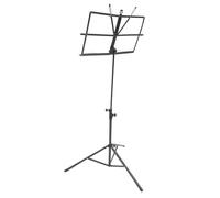 UPKOCH Portable Folding Music Score Stand for Performance Lightweight Table Top Music Rack Black for Home Practice