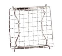 UPKOCH Portable Folding Stainless Steel Bbq Grill Rack for Outdoor Camping Space-saving Picnic Barbecue Stand Multipurpose Wood Stove Support for Grilling Meat and Cooking