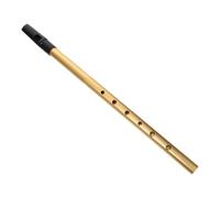 UPKOCH Portable High Pitch C Clarinet Aluminum Alloy Flute Music Instrument for Beginners and Students, Lightweight Golden Soprano Recorder Suitable for Band and Orchestra Practice