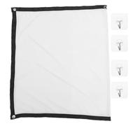 UPKOCH Portable Projector Screen 60 Inch White Polyester Projection Screen with Opaque Surface, Easy to Use Foldable Design for Outdoor and Office Use
