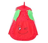 UPKOCH Portable Strawberry Play Tent with Ocean Ball Pool for Indoor Use Foldable Castle Design for Boys and Aged Easy to House Encouraging Creativity and Imagination Development