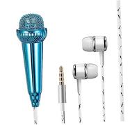UPKOCH Portable Vocal Microphone Miniature Wired Mic for Voice Recording Lightweight and Compact Design for Karaoke Podcasting and Live Streaming Compatible Various Devices