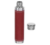 UPKOCH Portable Wine Tube Stainless Steel Mini Hip Flask 1Oz Round Cigar Shape Compact Outdoor Camping Travel Pocket Flask