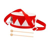 UPKOCH Portable Wooden Snare Drum for Lightweight Small Percussion Instrument with Adjustable Strap and Drumsticks Promotes Rhythm and Hand-eye Coordination