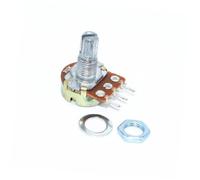 UPKOCH Potentiometer Controls Volume B10k Guitar with Long Knurled Construction Split Shaft Metal for Upgrading and Replacing Electric Bass Guitars Suitable for Audio Applications