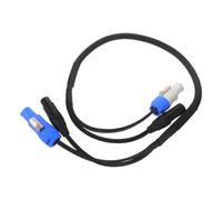 UPKOCH Powercon and Flexible Design Stage Light Power Cable 1 Meter with Stable Power Transmission Metal and Plastic Construction for Outdoor and Busy Event Setups