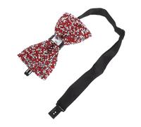 UPKOCH Pre-tied Men Bow Tie with Full Rhinestone Sparkle Luxury Sequin Bowtie for Weddings Evening Parties Formal Wear Elegant Shiny Accessory for Special Occasions