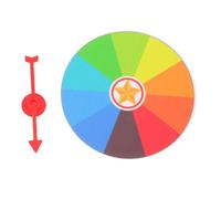 UPKOCH Prize Wheel Reusable Wall Game Turntable for Parties Teaching Activities Fun Raffles Drawings Portable Game Prop