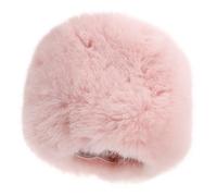 UPKOCH Professional Pink Handheld Mic Wind Cover with Faux Material, Universal Fit, Detachable and Washable Microphone Windscreen for Indoor Studios and Podcasting