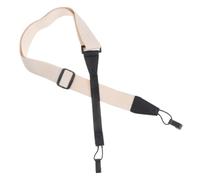 UPKOCH Punch-free White Cotton Ukulele Strap Hanging Buckle, Thickened Shoulder Belt Music Accessory for Soprano, Concert, Tenor Baritone Ukuleles