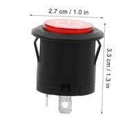 UPKOCH Push Button Start Switch for Boy Girl's Electric Car Ride Toy Rocker Switch Replacement Easy Install Electronic Toy Button