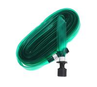 UPKOCH PVC Garden Soaker Hose Flat Sprinkler Irrigation Pipe with Perforated Design for Uniform Watering US Standard Flexible Watering Hose for Greenhouse Lawn and Farm Use