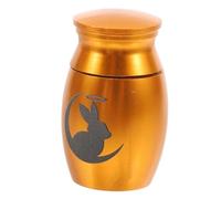 UPKOCH Rabbit Urn Pet Ashes Keepsake Cremation Urn for Cat Dog Ashes Memorial Keepsakes