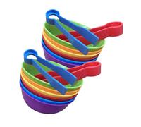 UPKOCH Rainbow Color Sorting Cups Tweezers Set for Boys and Girls 2 Sets of Educational Counting Toy for Toddlers for Math Learning Early Development Activities