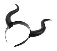 UPKOCH Realistic Curved Devil Horns Headband Soft Demon Hair Hoop for Halloween Gothic Costume Party Cosplay Accessories Comfortable Skin-friendly Material