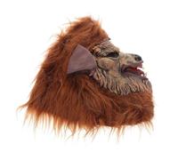UPKOCH Realistic Full Head Werewolf Mask for Adults Fit Furry Animal Costume Accessory for Halloween Cosplay Masquerade Party and Horror Events