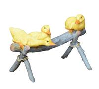 UPKOCH Realistic Resin Simulated Duck Animal Micro Landscape Decor for Desktop Compact Craft Ornament Vivid Model Decoration for Home Office Garden Display