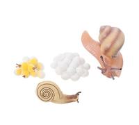 UPKOCH Realistic Snail Growth Cycle Model Educational Cognitive for Lifelike Plastic Animal Evolution Display Enhancing Biological Learning and Visual Experience