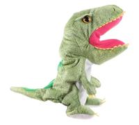 UPKOCH Realistic Tyrannosaurus Dinosaur Hand Puppet for Plush Soft Material with Biting Finger Game Function Interactive Role Play for Boys and Educational Storytelling Glove Random Color