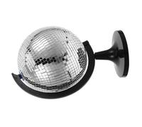 UPKOCH Reflective Silver Disco Ball Globe Desk Decor, Quirky Mirror Prop Accessory for Office and Party Stage Decoration, Decorative Accent Sphere