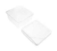 UPKOCH Reptile Breeding Box Transparent Pet Container for Small Turtles Frogs Snakes Lizards Durable Moisture Resistant Habitat for Crawling Pets for Insect Observation and Care
